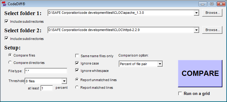 CodeDiff Screen Shot