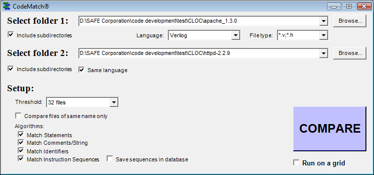 CodeMatch Screen Shot