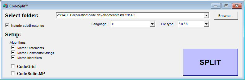 CodeSplit Screen Shot